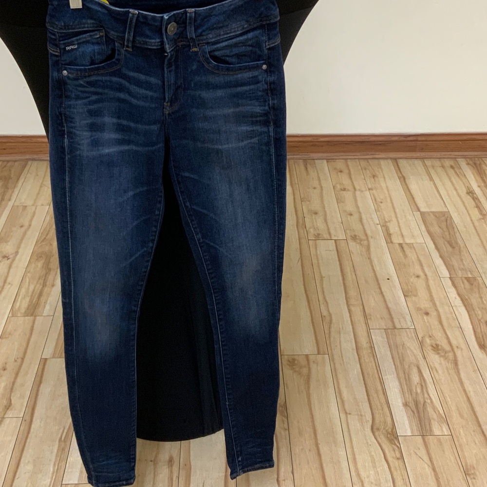 G-Star Women's Deep Indigo Skinny Jeans